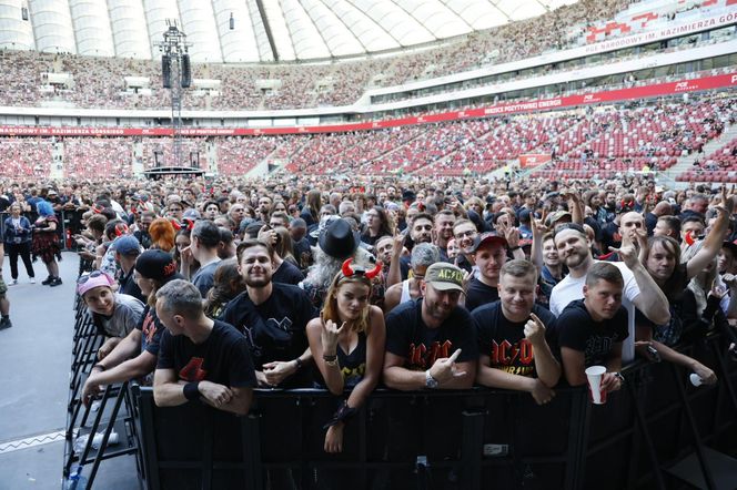 Koncert AC/DC w Warszawie (4.07.2025) - część pierwsza. Organizatorem koncertu jest Live Nation