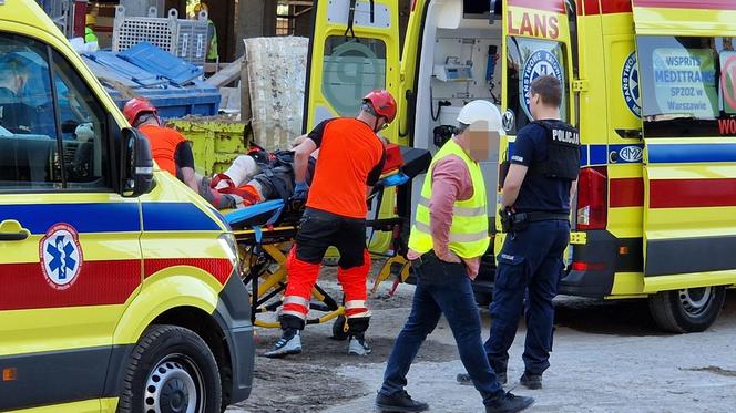 Wypadek na budowie hotelu. Dwóch pracowników spadło z 18. piętra. Ich koledzy są w szoku