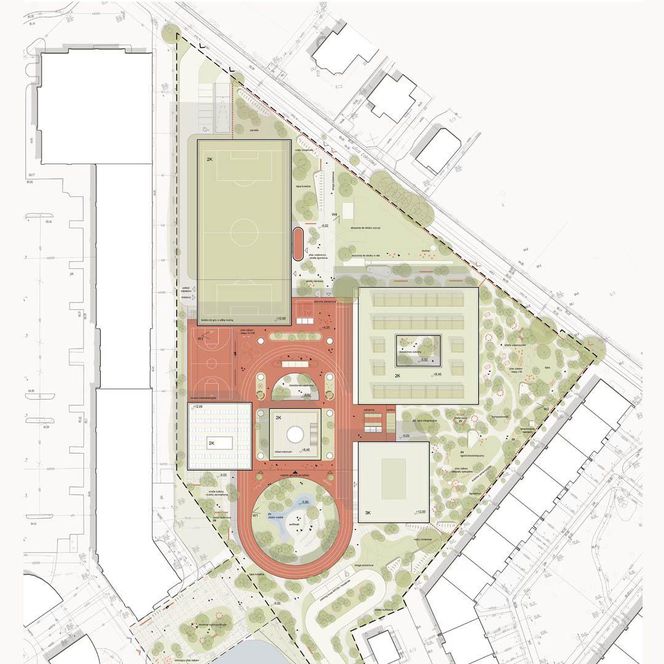 Szkoła na Zawadach w Wilanowie. Studio Widoki