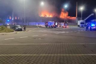 Pożar w Łodzi. Przy Szczecińskiej płonęła hala produkcyjna