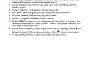 Arkusz CKE matury z angielskiego