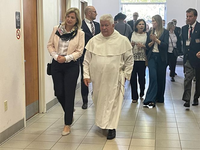 Karol Nawrocki z małżonką w USA. Tak przyjęto ich w Doleystown