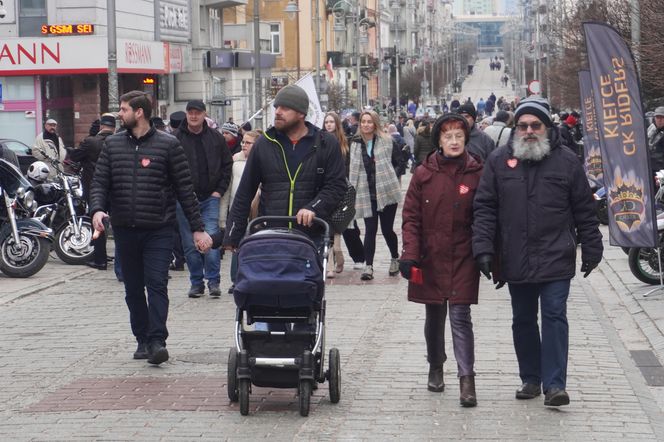 33. Finał WOŚP w Kielcach. Ulica Sienkiewicza