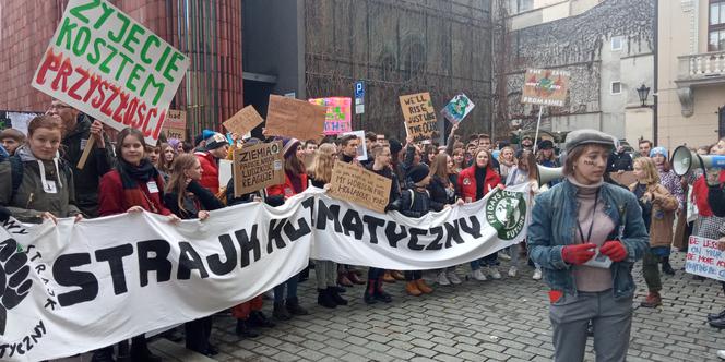 Wielki protest w Krakowie. Strajkowali w obronie klimatu 