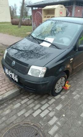 Znalazł sposób na blokadę na kole. "Żeby się nie fatygowali"
