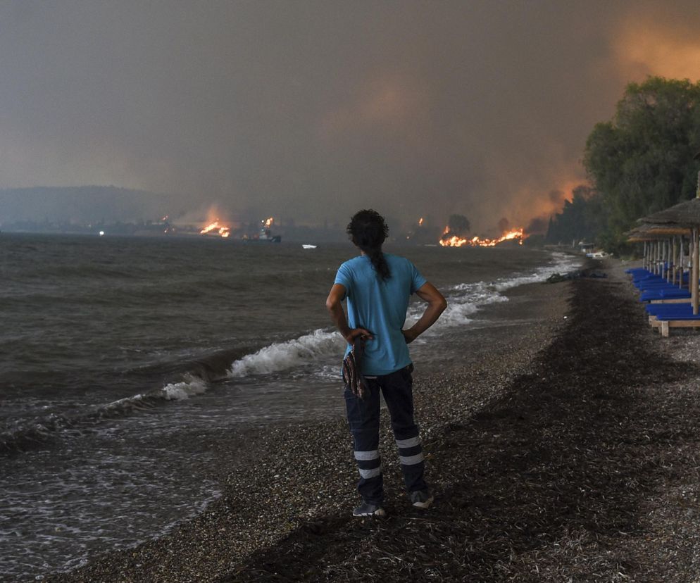 Pożary w Grecji