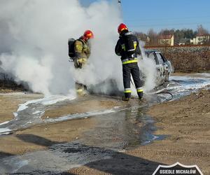 Pożar samochodu