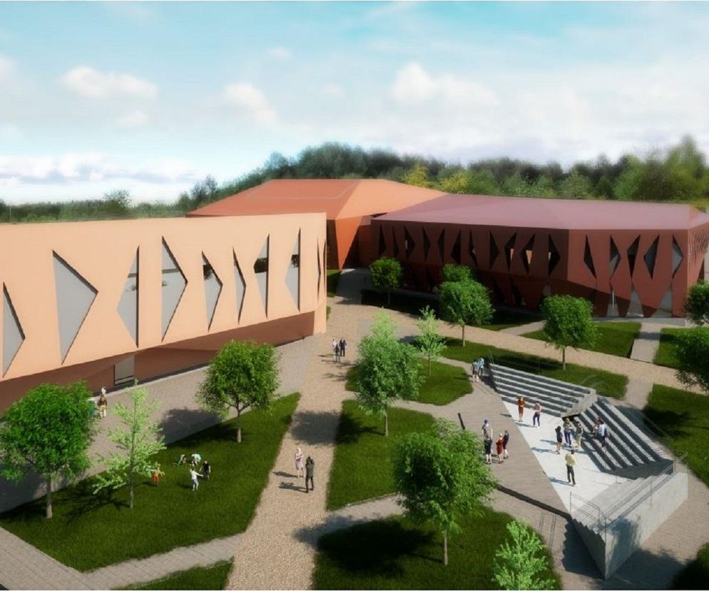 Wizualizacja Centrum Kultury i Edukacji Muzycznej w Wadągu