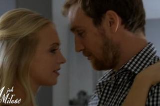 M jak miłość odc. 1188. Joasia (Barbara Kurdej-Szatan), Wojtek (Mateusz Janicki)