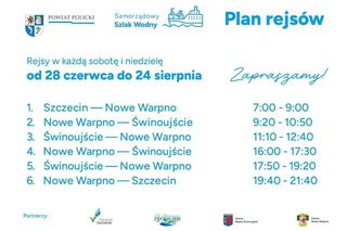 Tramwaj wodny połączy Szczecin, Nowe Warpno i Świnoujście