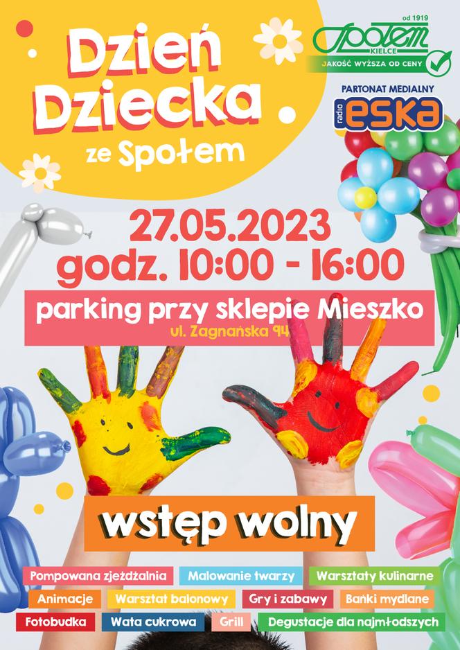 Dzień Dziecka ze Społem w Kielcach. Będzie mnóstwo atrakcji dla najmłodszych
