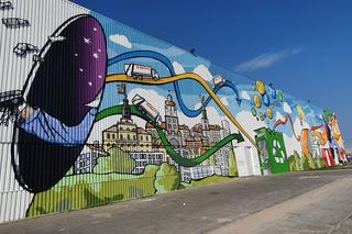 Ogromny ekologiczny mural w Lublinie zachwyca kolorami i oczyszcza powietrze!