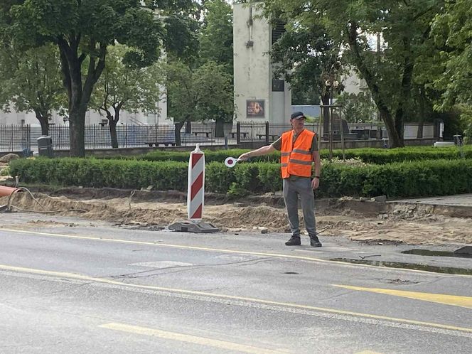 Kolejne utrudnienia na skrzyżowaniu ulic Floriańskiej i Piłsudskiego. Wiemy jak długo potrwają