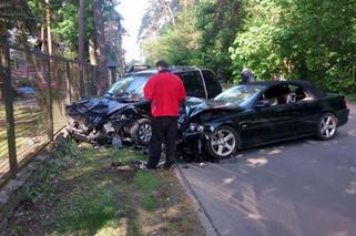 Czołowe zderzenie w Wawrze. Jeden z kierowców pijany