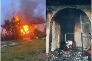 Pożar domu w pow. kraśnickim. Ogień pojawił się nad ranem