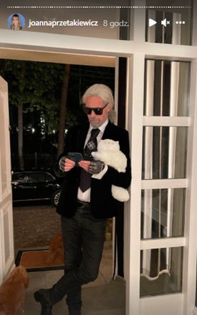 Rinke jako Lagerfeld