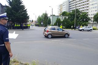 Funkcjonariusze rywalizujący w konkursie Policjant Ruchu Drogowego 2017