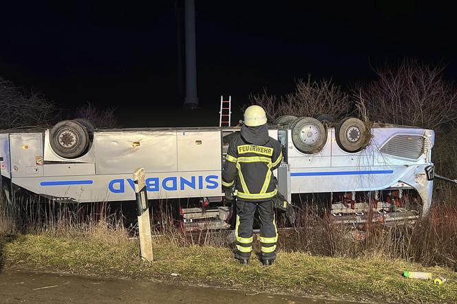 Wypadek polskiego autokaru w Niemczech, wielu rannych