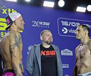 Oficjalne ważenie zawodników przed XTB KSW 92 w Gorzowie