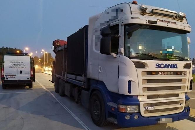 Mocno przeładowane ciężarówki na wadze ITD