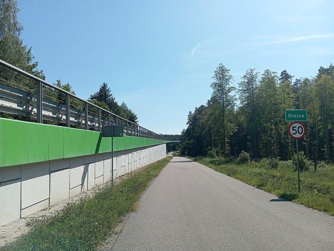 Jezioro Komosa obok miejscowości Krasne na Podlasiu