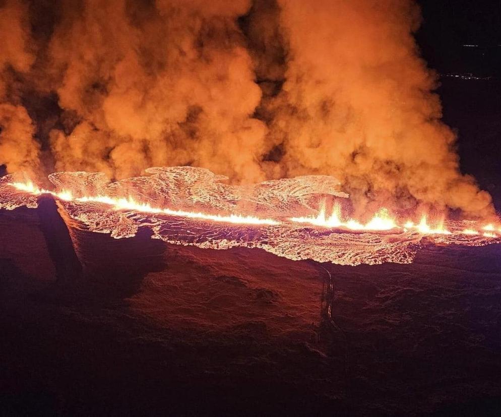 Erupcja wulkanu na Islandii. Ewakuowano mieszkańców! 