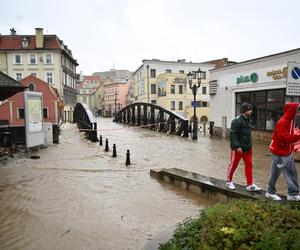 Kłodzko. Zalane centrum miasta