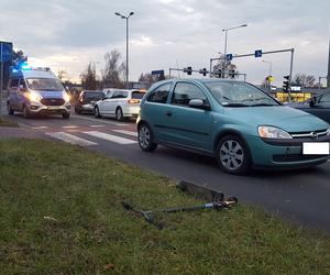 ​12-latek na hulajnodze potrącony na pasach w Lesznie