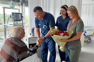 Stulatek z Podkarpacia udowodnił, że wiek to tylko liczba. Po zawale wrócił do domu świętować urodziny 