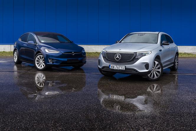 Mercedes-Benz EQC 400 vs. Tesla Model X 100D