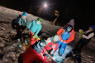 Beskidzki GOPR miał ręce pełne roboty w noc sylwestrową