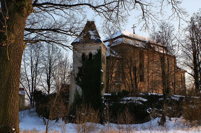 Zamek-kościół w Jędrzychowie