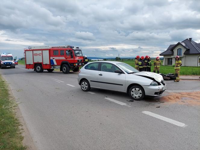 Wypadek w Kałkowie 22.05.22