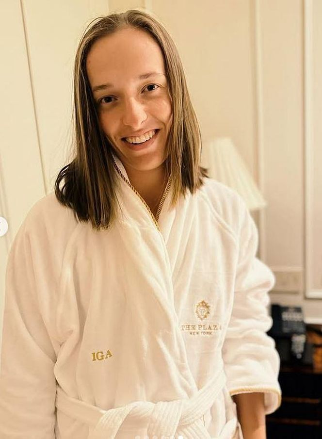 Iga Świątek w The Plaza