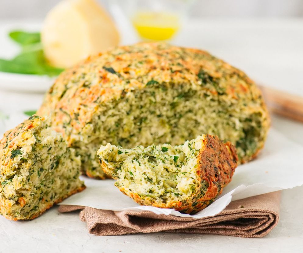 Chleb szpinakowy - przepis na pyszny chlebek ze szpinakiem