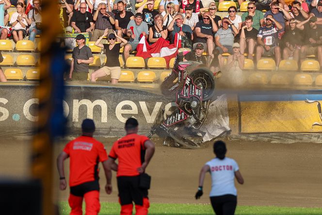 GP Polski w Gorzowie: Zderzenie Martina Vaculika i Kaia Huckenbecka