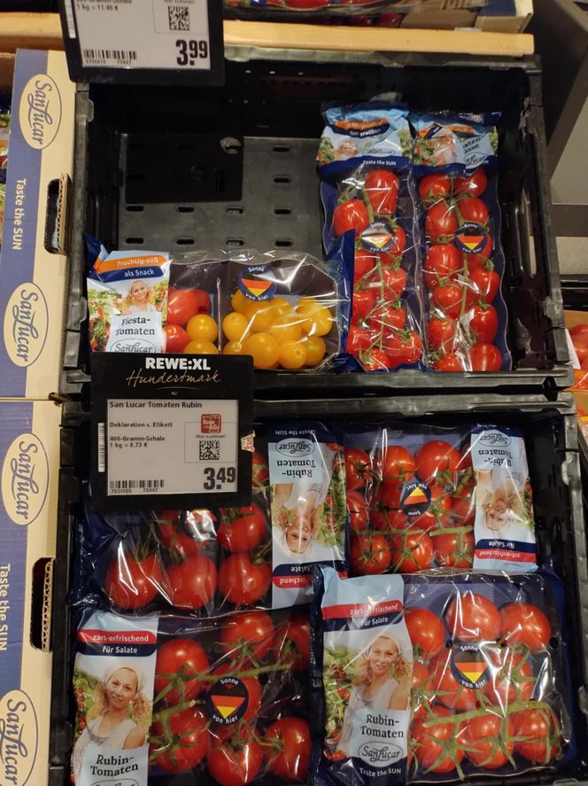ceny produktów w marketach w Niemczech 
