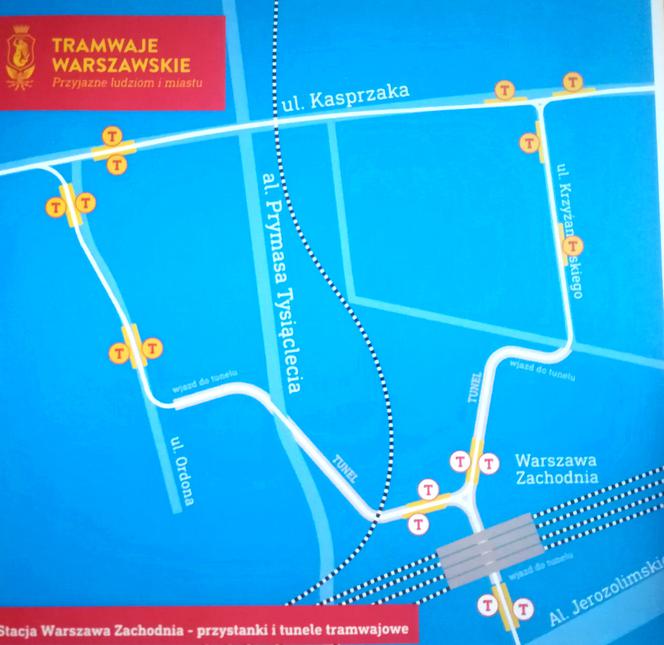 Trasa Tramwajowa - Dworzec Zachodni