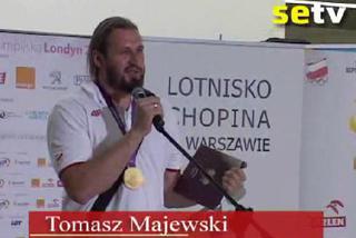 Londyn 2012: Powitanie Tomasza Majewskiego w Polsce WIDEO
