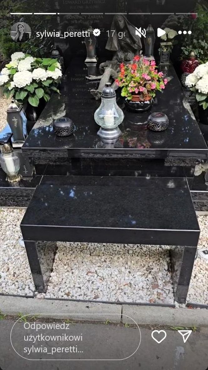 Złodziej na grobie syna Sylwii Peretti. Szok, co zabrał!