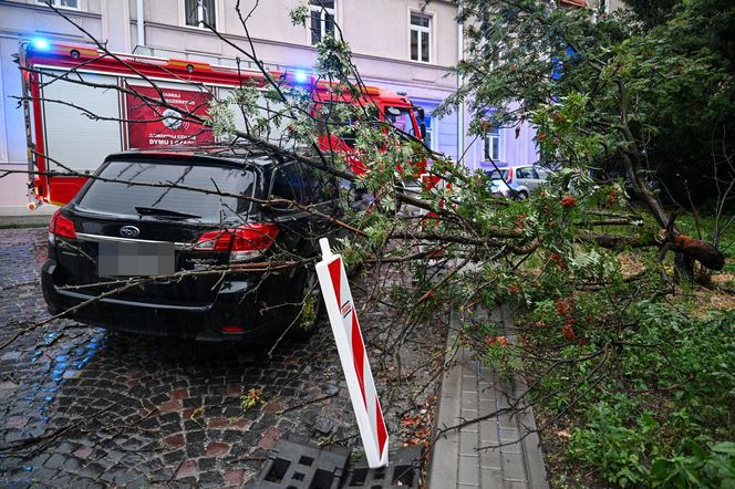  Skutki nawałnic na południu Polski.