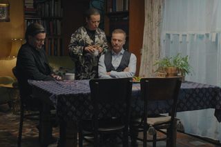 	M jak miłość odc. 1817. Marek Rotkiewicz (Aleksandar Milicević), Magda (Anna Mucha), Andrzej Budzyński (Krystian Wieczorek)