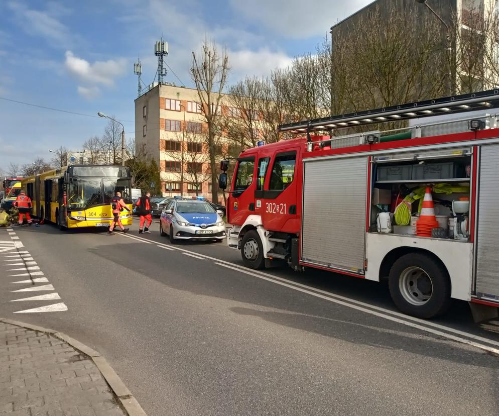 Katowice: Autobus potrącił 10-letnie dziecko. Jechało na hulajnodze