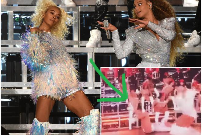 Coachella 2018: Beyonce i Solange PRZEWRÓCIŁY SIĘ na scenie! Reakcja? Bezcenna!