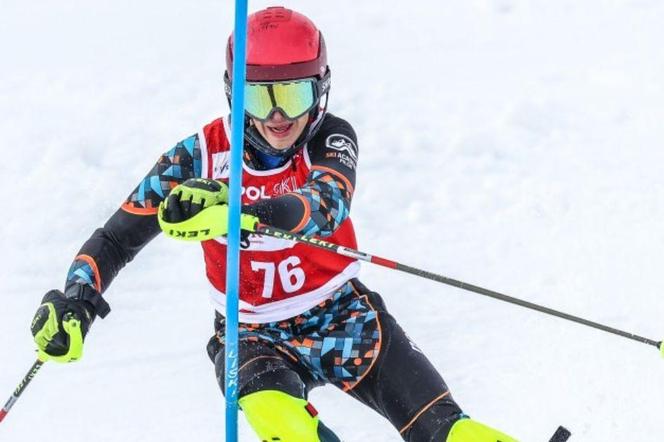 Mistrzostwa Polski w narciarstwie alpejskim. Na podium Wojtek Przybyła ze Szczyrku