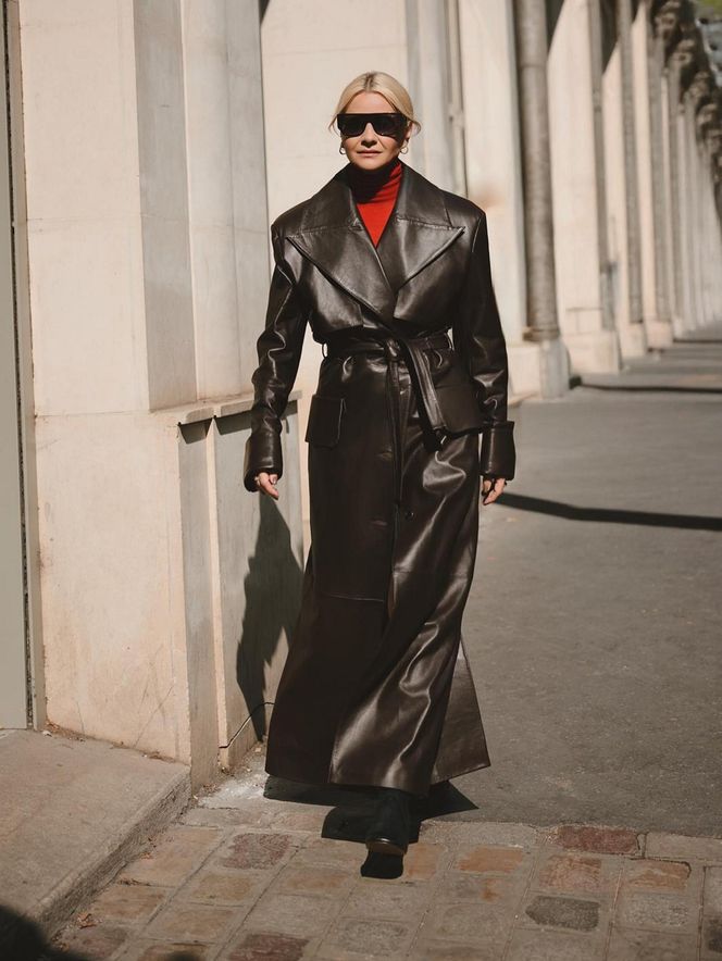 Małgorzata Kożuchowska jak z Matrixa. Mówi, co skrywa pod płaszczem