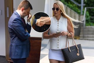 Rozwód Marianny i Łukasza Schreiberów. Tak się wystroiła na rozprawę [MAMY DUŻO ZDJĘĆ]
