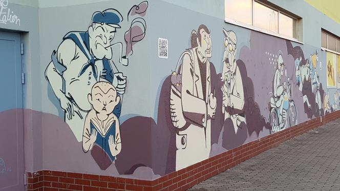 Na Osowej Górze w Bydgoszczy powstał mural inspirowany życiem mieszkańców [ZDJĘCIA]