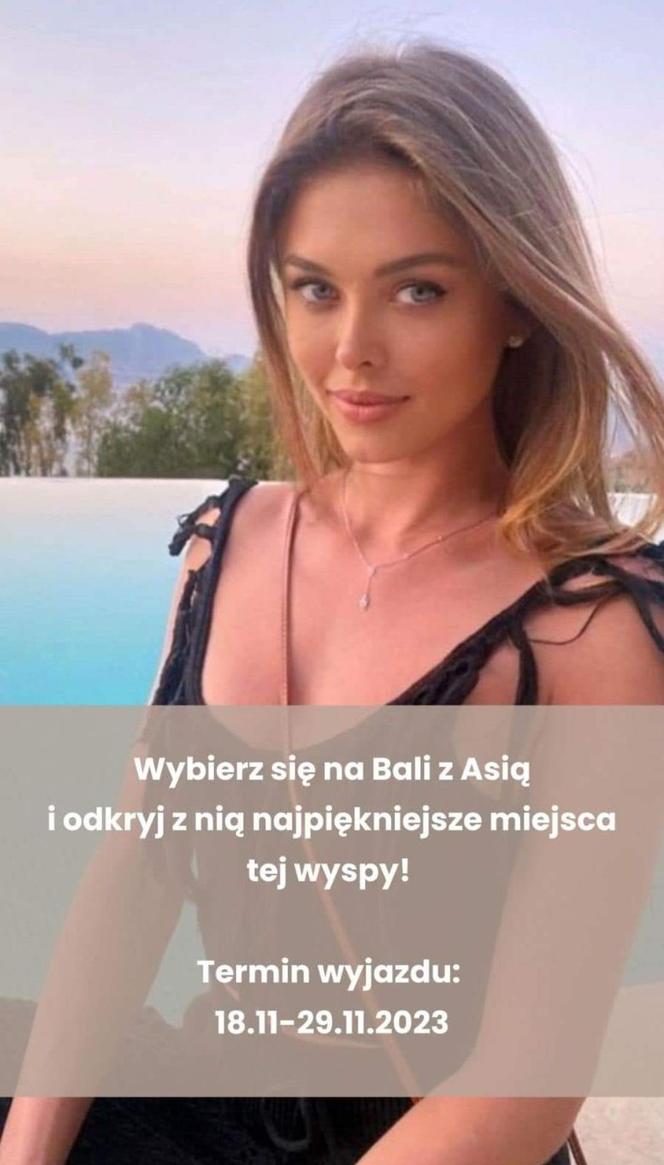 Joanna Opozda dorobi na Bali