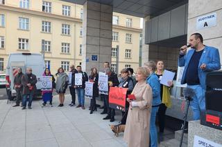 Protest nauczycieli w Poznaniu